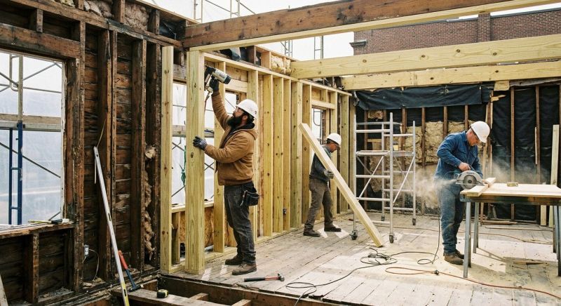 Damaged Framing Replacement in Wilmington, NC