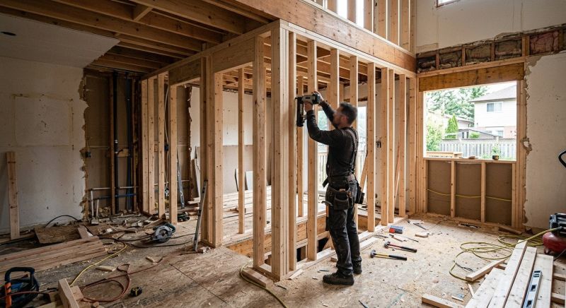 Home Renovation Framing in Conroe, TX