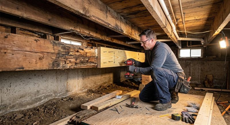 Ceiling Joist Repair in Kansas City, KS