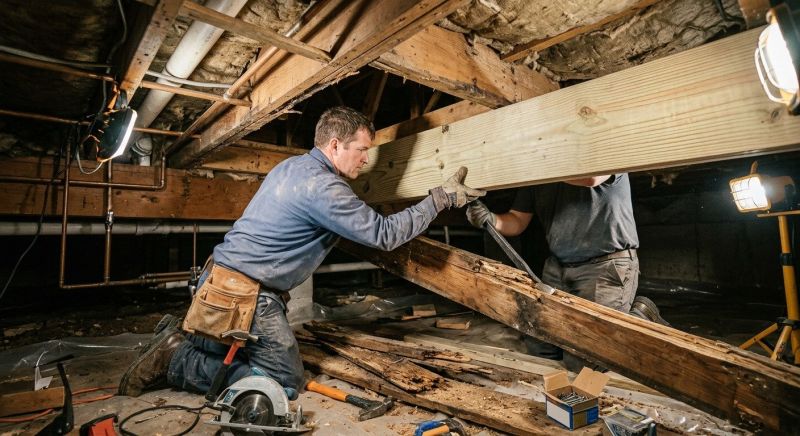 Floor Joists Replacement in Wilmington, NC
