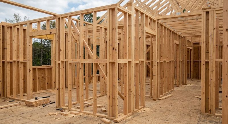 Garage Framing in Conroe, TX