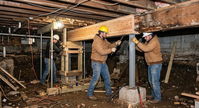 House Beam Replacement in Wilmington, NC