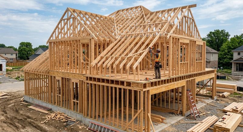 House Framing in Kansas City, KS