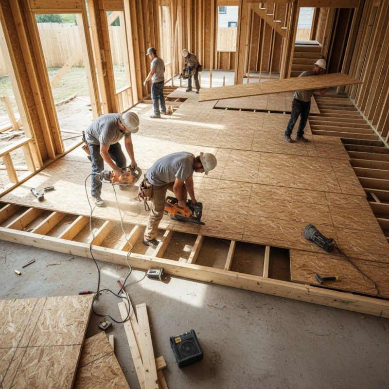 Plywood Flooring Installation in Conroe, TX