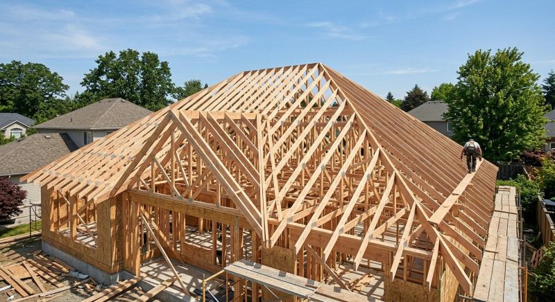 Rafter Framing in Conroe, TX