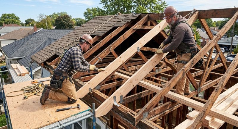 Roof Beam Repair in Kansas City, KS