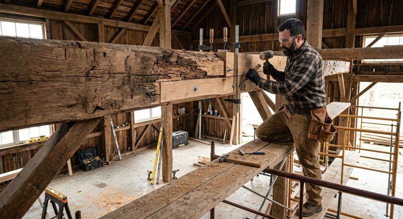 Roof Beam Replacement in Wilmington, NC