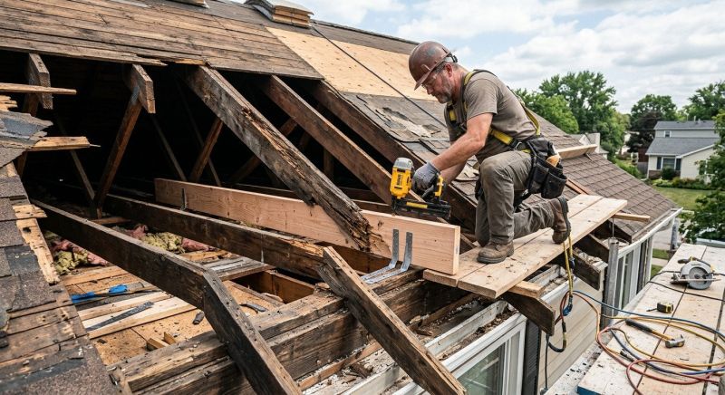 Roof Beam Replacement in Kansas City, KS