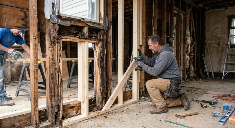 Roof Framing Repair in Kansas City, KS