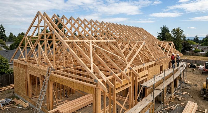 Roof Trusses Installation in Kansas City, KS