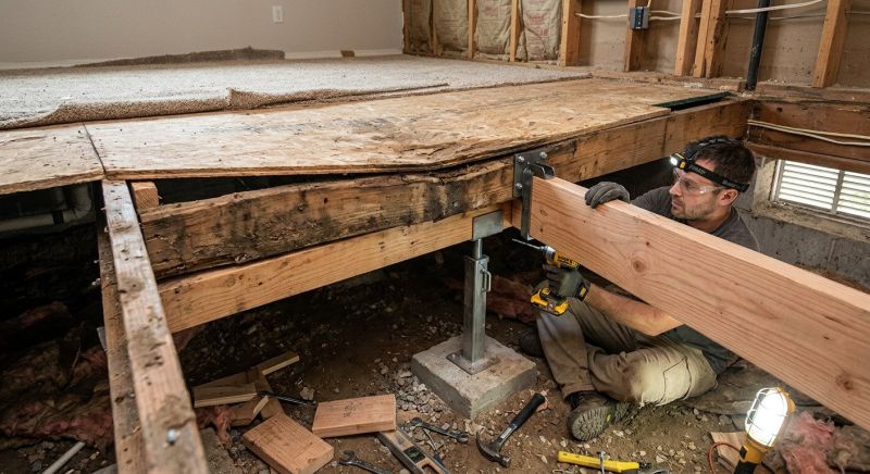 Sagging Floor Repair in Conroe, TX