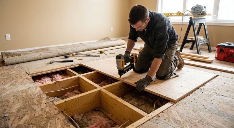 Sagging Floor Repair in Conroe, TX