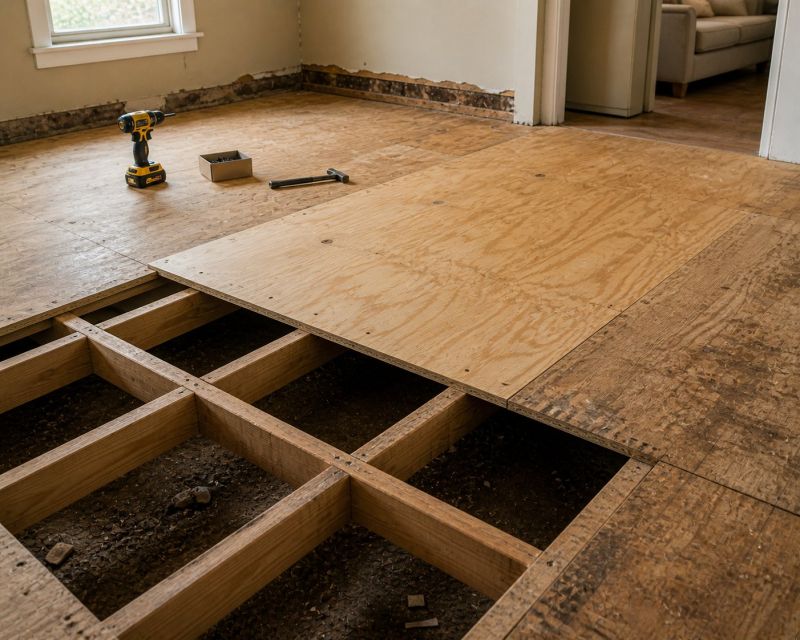 Structural Flooring Repair in Wilmington, NC