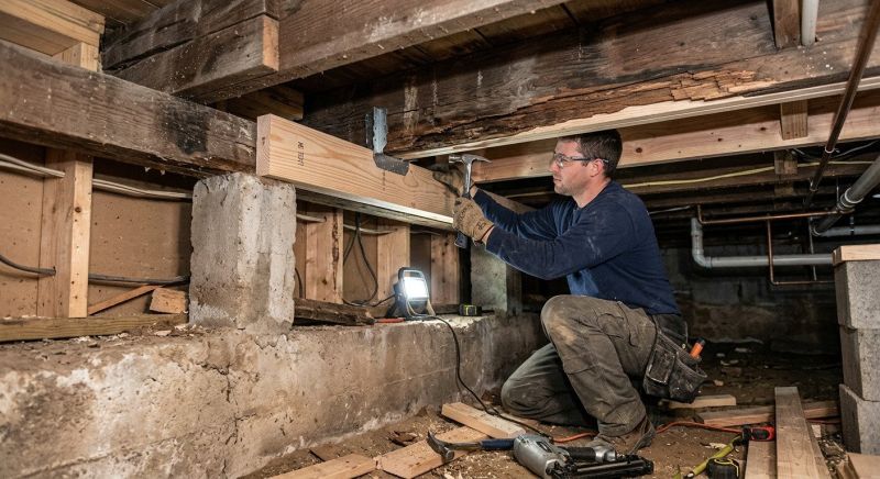 Subfloor Joist Replacement in Wilmington, NC