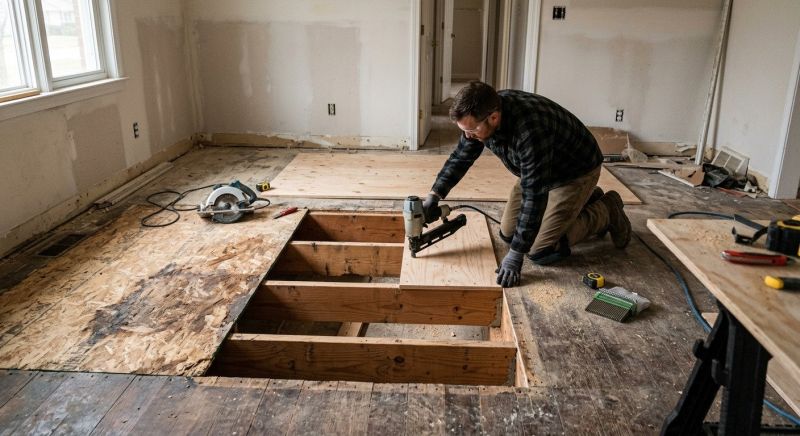 Subfloor Repair in Kansas City, KS