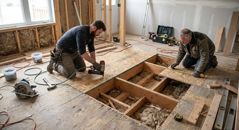Subfloor Repair in Kansas City, KS