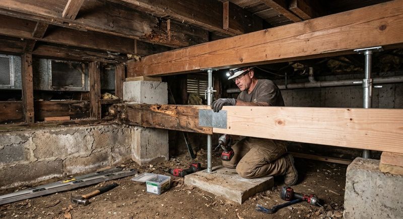 Support Beam Repair in Kansas City, KS